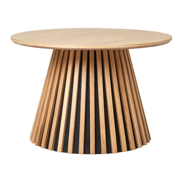 Couchtisch Makehi Ø 70cm Braun/Beige/Eiche
