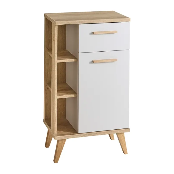 Unterschrank 51 x 90 x 33cm Braun/Beige