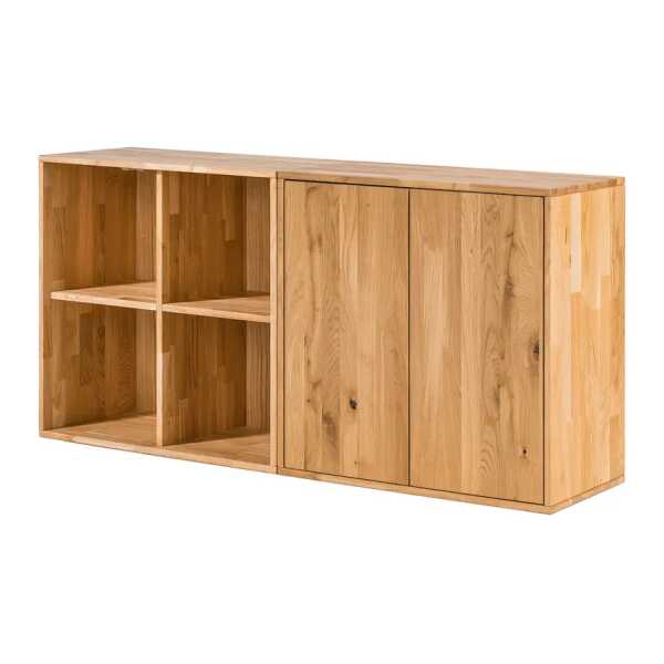 Massives Sideboard 148 cm 148 x 74 x 35cm Braun