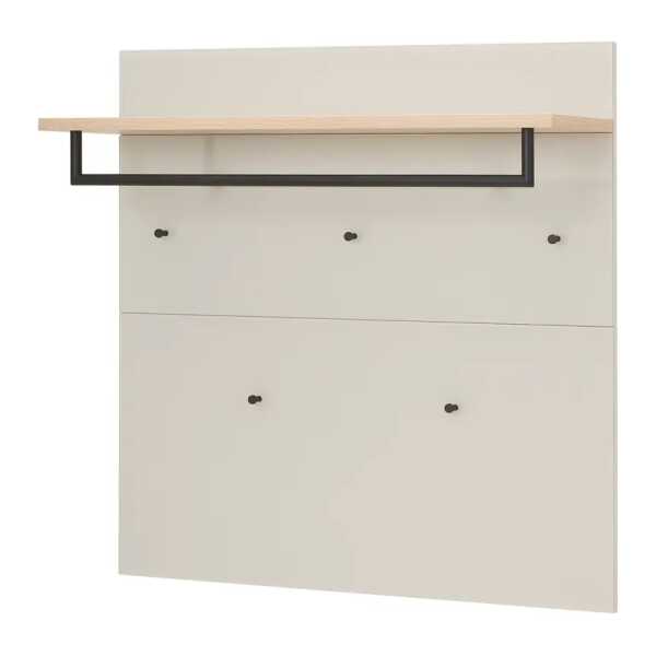 Garderobenpaneel New York 97 x 97 x 29cm Beige