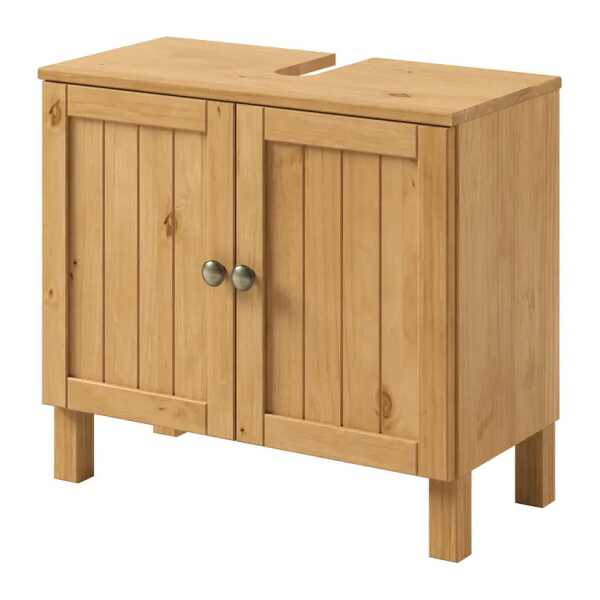 Waschbeckenunterschrank Türen 62 x 55 x 32cm Holz/Braun