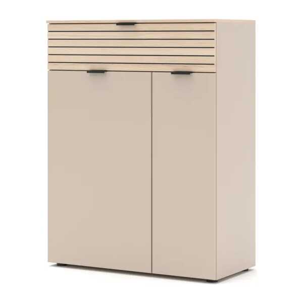 Schuhkommode 78 x 102 x 38cm Beige