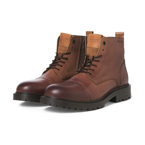 Jack & Jones JFWTREMOR Schnürboots mit Innenreißverschluss