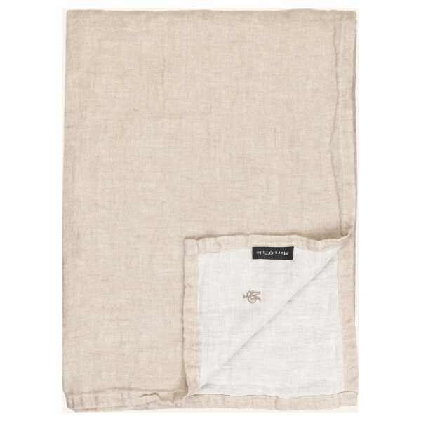 Marc O'polo Leinen-Plaid Linka beige
