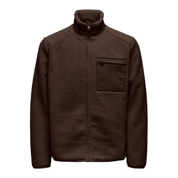 ONLY & SONS Strickfleecejacke ONSDALLAS LIFE SHERPA JACKET OTW VD