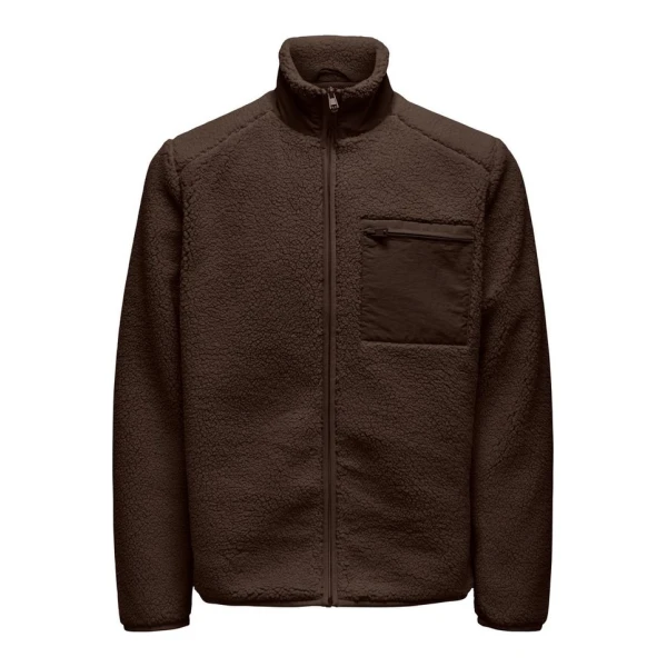 ONLY & SONS Strickfleecejacke ONSDALLAS LIFE SHERPA JACKET OTW VD