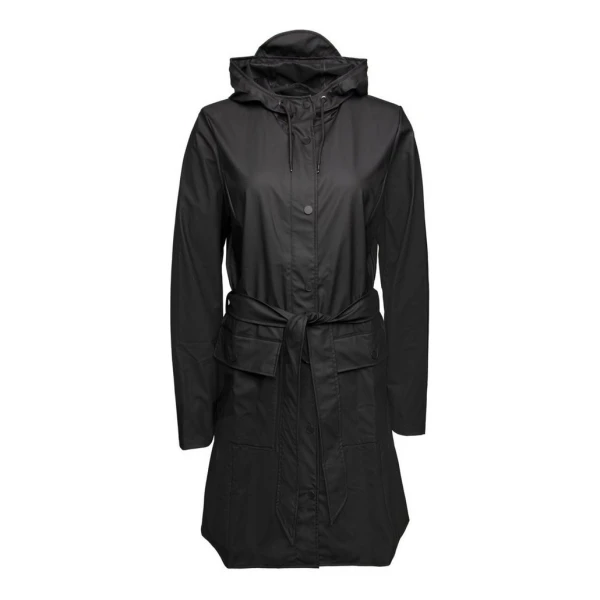 Rains Regenjacke Curve W Jacket W3 Damen Regenmantel, Kapuze, Jacket, Anorak, Regenbekleidung
