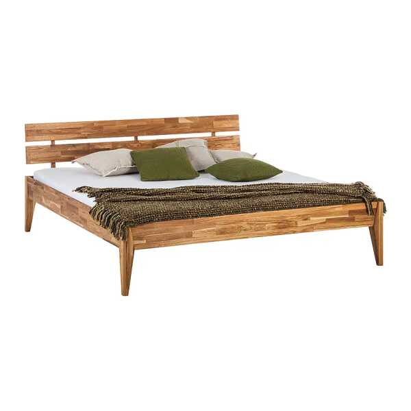Massivholzbett JillWOOD 180 x 200cm Massivholz Eiche, geölt Braun/Eiche Eiche