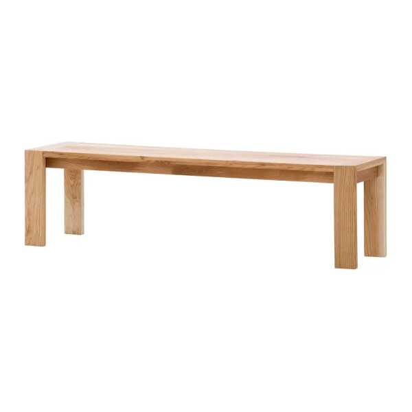 Sitzbank 165cm Braun/Eiche