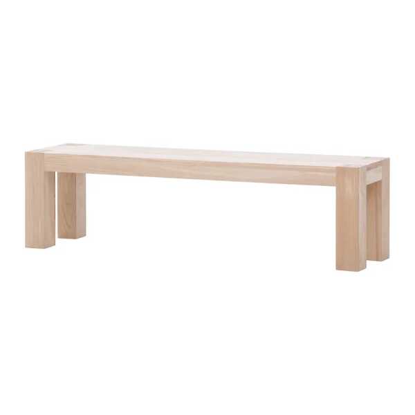 Sitzbank George 145cm Braun/Eiche Hell