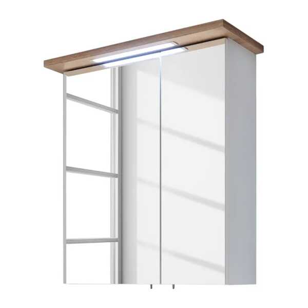 Spiegelschrank 60cm Weiß