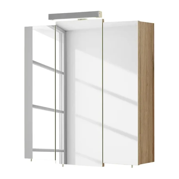 Spiegelschrank I 68 x 73 x 20cm Braun Eiche Sanremo Dekor