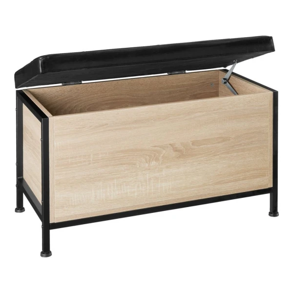 tectake Sitzhocker Sitztruhe, Industrial Style