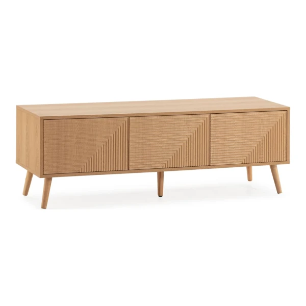 TV-Schrank 3 türen Eicheneffekt