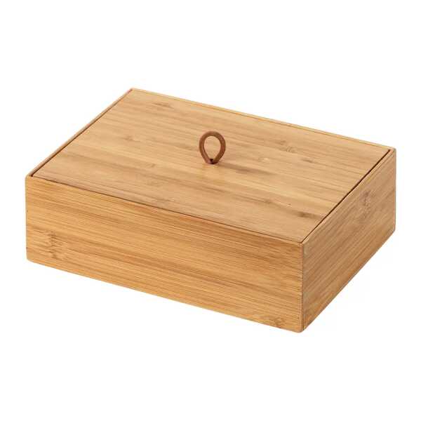 Box mit Deckel I 22 x 15cm Braun