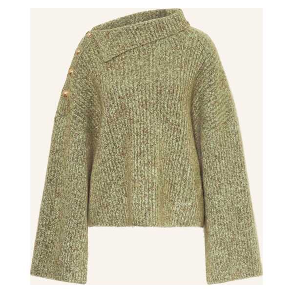 Ganni Pullover Mit Mohair gruen