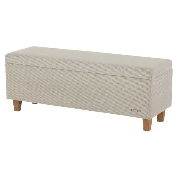 Jette Home Bettbank mit Stauraum Jette Flex ¦ beige ¦ Maße (cm): B: 122 H: 47 T: 42.0 Bänke > Einzelbänke - Höffner