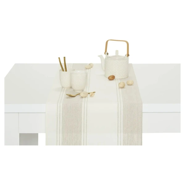 HOME STORY Tischläufer Maritim Living ¦ beige ¦ Leinen ¦ Maße (cm): B: 40 Tischwäsche & Küchentextilien > Tischläufer - Höffner
