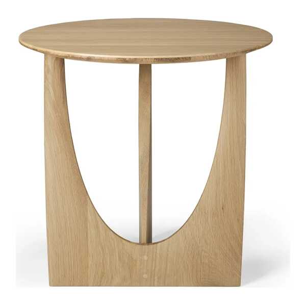 Ethnicraft, Geometrischer Beistelltisch Eiche
