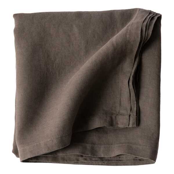 Tell Me More Tischdecke Leinen 175x175 cm Taupe