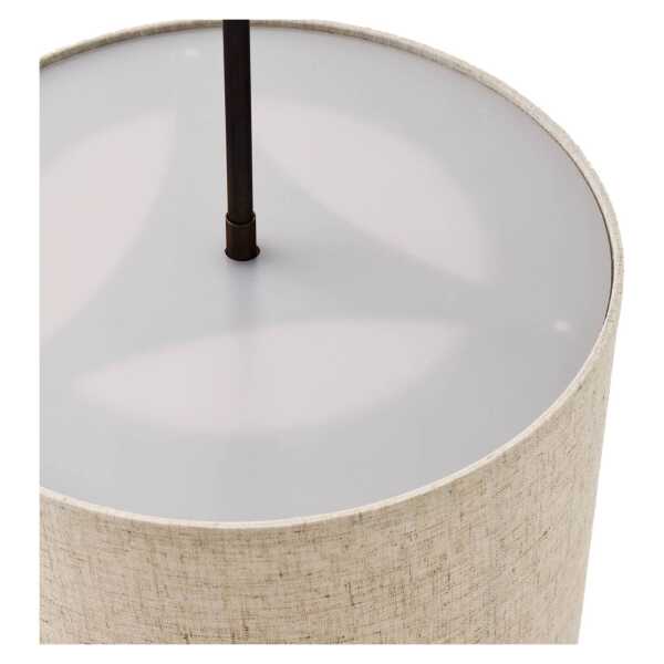 Audo Hashira Hängeleuchte aus Leinen, Ø30cm, natur