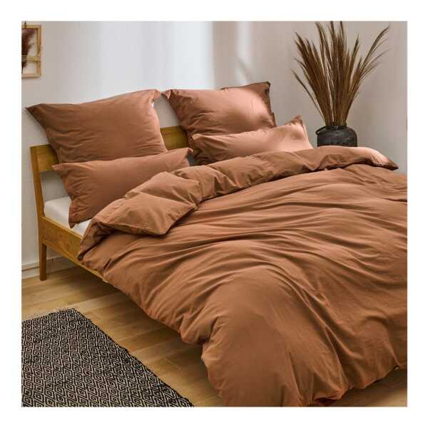 Blumtal Bettwäsche Bettwäsche aus 100% Baumwolle mit Kissenbezug, Oeko-TEX zertifizierte Bettwäsche in Leinen Optik
