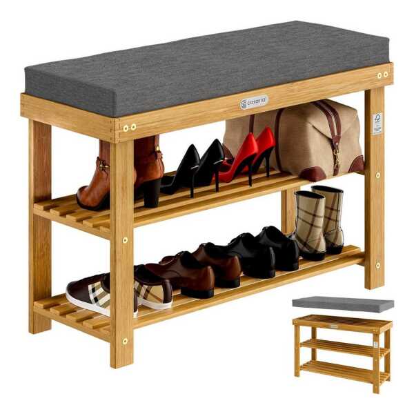 Casaria Schuhbank, CASARIA® Schuhbank mit Sitzfläche 70x33x48cm