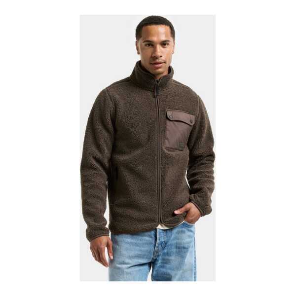 Didriksons Fleecejacke Herren Pile Teddy PETER mit Taschen