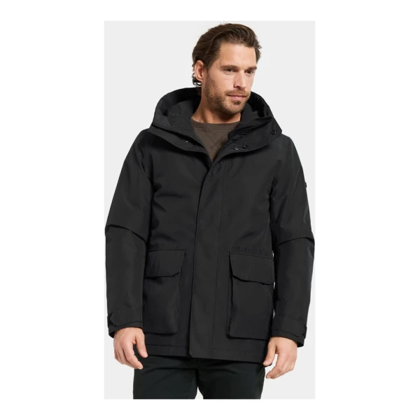 Didriksons Winterjacke Herren Winterparka Wasserdicht Mit Kapuze LIAM mit Kapuze mit Taschen