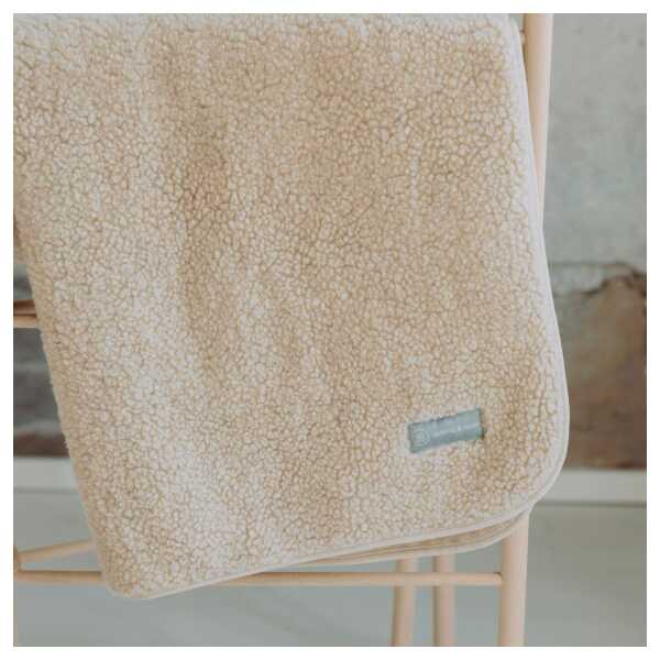 Emma & Noah Babydecke Merinowolle-Teddy 75x95 cm
