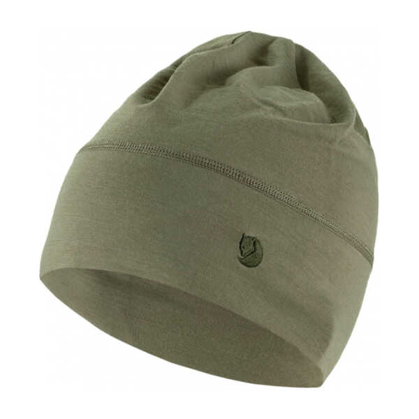 Fjällräven - Abisko Lite Wool Beanie - Mütze Gr One Size oliv