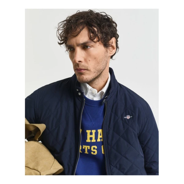 Gant Steppjacke QUILTED WINDCHEATER mit Rautensteppung