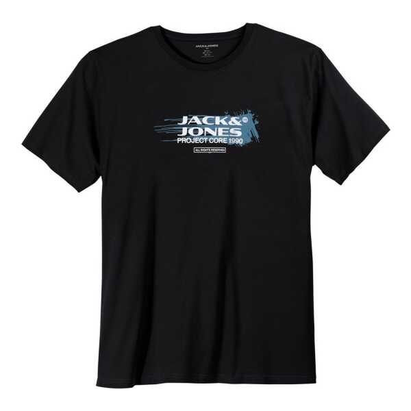Jack & Jones Rundhalsshirt Jack&Jones T-Shirt schwarz XXL Print JCOCONDOR