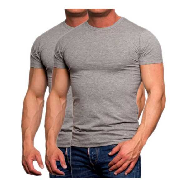 Jack & Jones T-Shirt (2er-Pack) in Unifarbe
