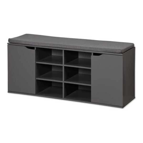 Kesper Schuhbank Schuhregal mit Sitzfläche und Schubladen, MDF, Kesper