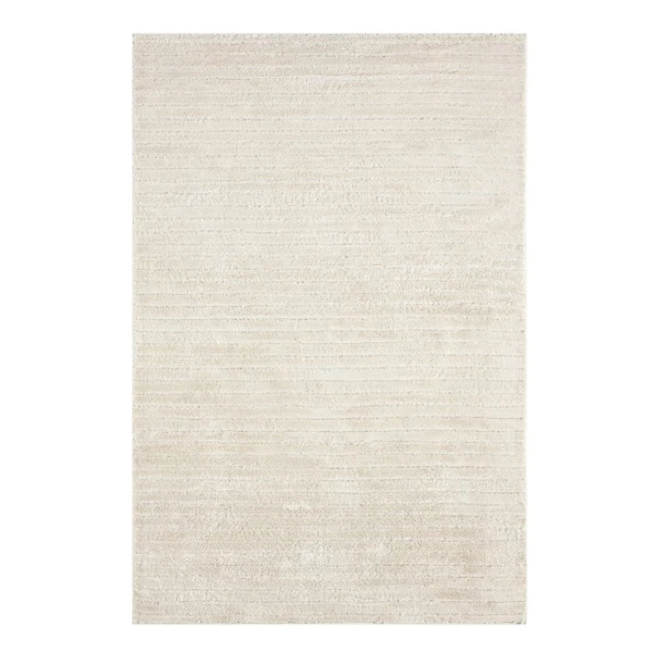 LeGer Home by Lena Gercke Teppich Selma, rechteckig, Höhe: 19 mm, Hoch-Tief-Struktur, Streifen Design, weich, Wohnzimmer, Schlafzimmer
