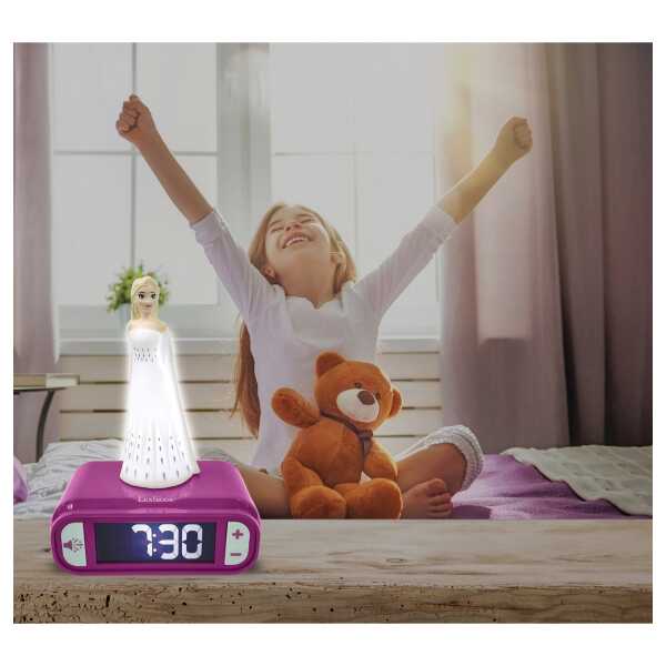Lexibook Disney Frozen Ii 2in1 Wecker und Nachtlicht Disney Frozen