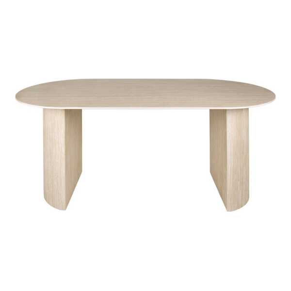 Maison ESTO Esstisch Esszimmertisch "Travina" - Eleganz in Travertin-Optik 180 cm oval, Keramik-Tischplatte