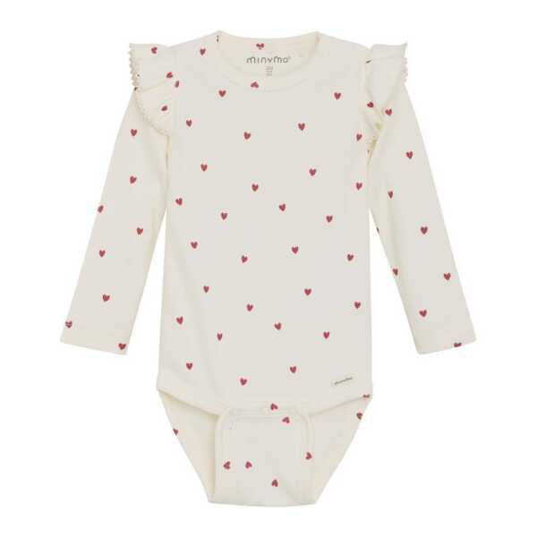 Minymo Langarmbody Herzchen