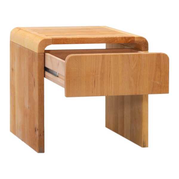 Nachttisch "Veladora" | H42xB42xT42 cm | Massivholz | Wildeiche | geölt | ohne Schublade | Manufakturqualität