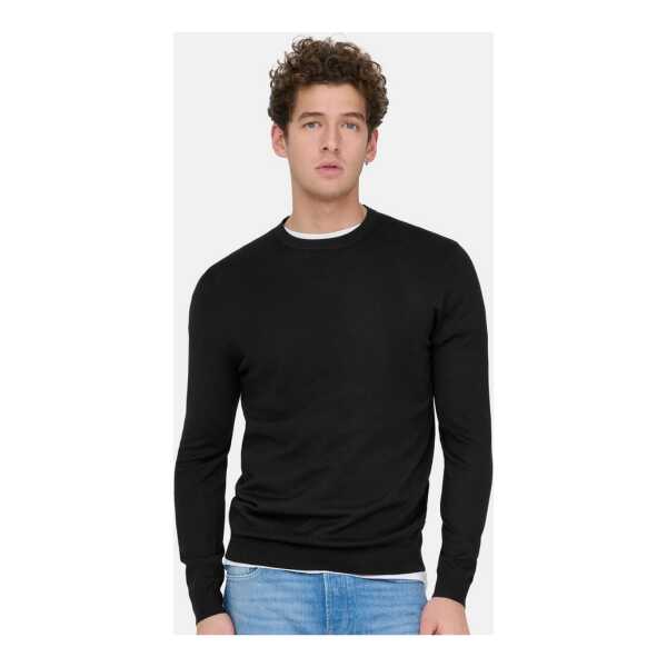 ONLY & SONS Rundhalspullover Wyler (1-tlg) Pullover - Blickdicht - Zeitloses Basic für jeden Tag