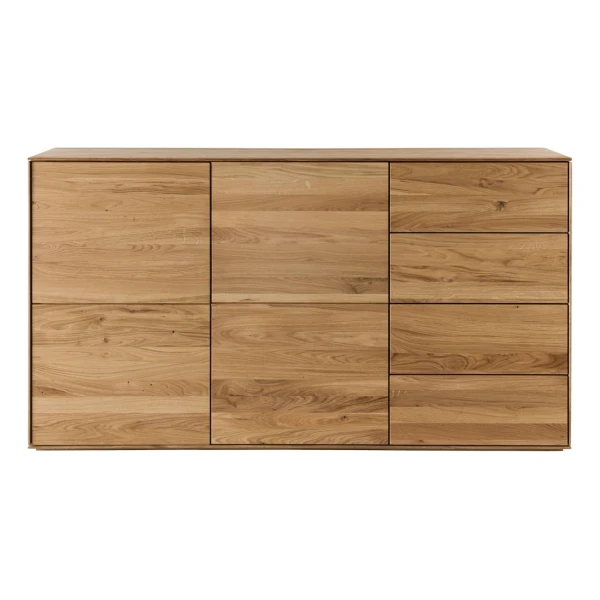 Sideboard "Bellavista" | Massivholz | Wildeiche | vegan | Sideboard | Manufakturqualität
