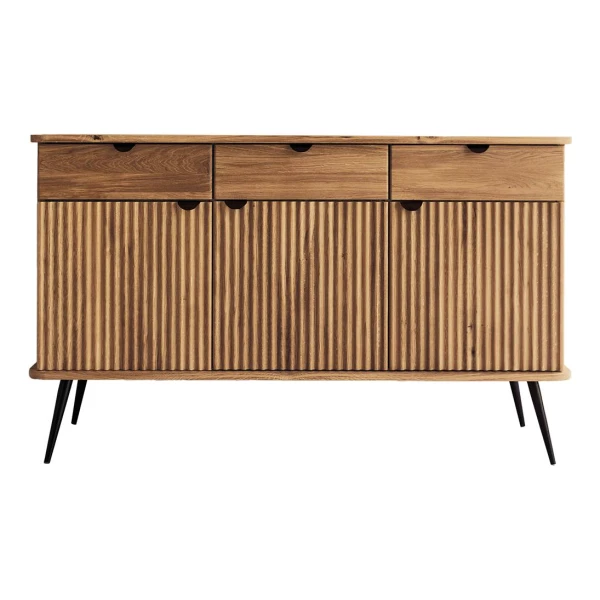 Sideboard "Ondas" | Massivholz | Wildeiche | Manufakturqualität