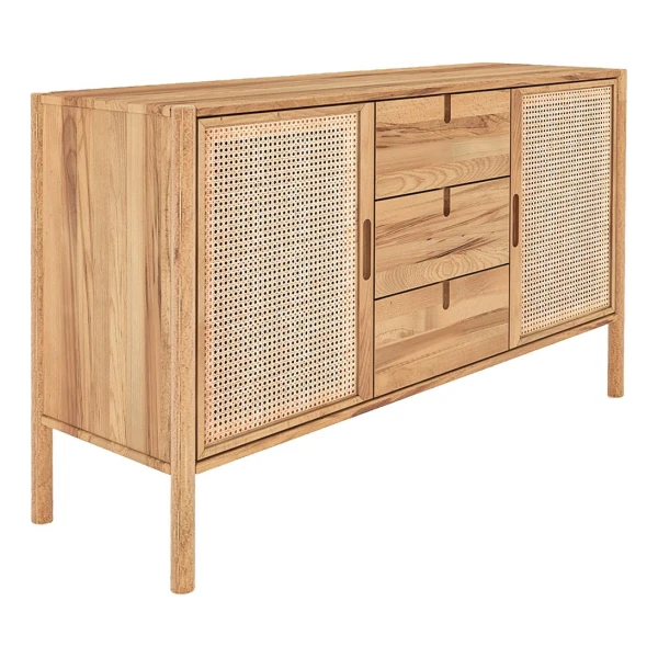 Sideboard "Rota" | Massivholz | Wildeiche | Manufakturqualität