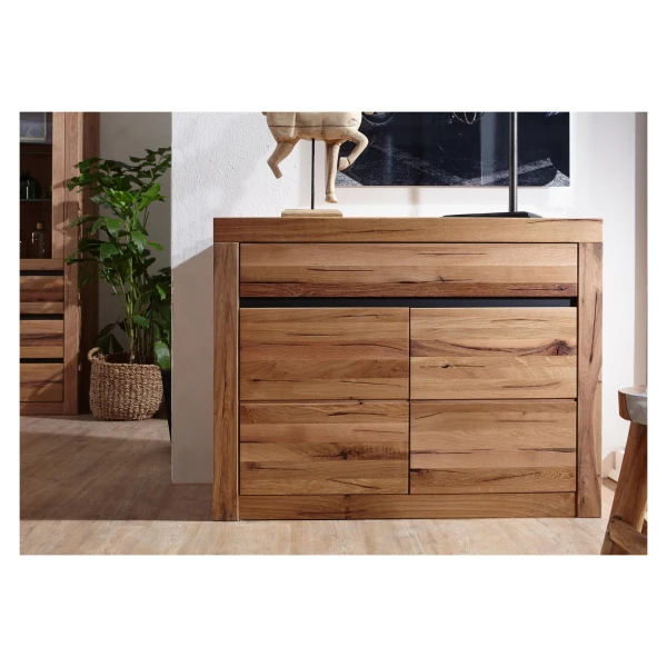 Sideboard Wildeiche / Zerreiche 108x43x80 natur geölt MONTREUX #150