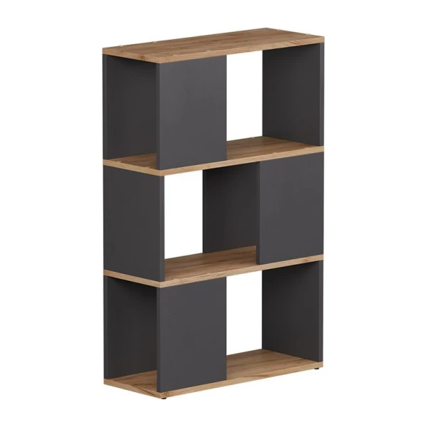 Vicco Raumteiler Eneos, Anthrazit/Goldkraft Eiche, 60 x 94 cm, 1-tlg.