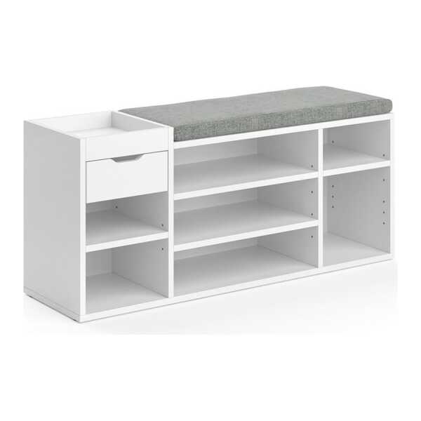 Vicco Schuhbank Eleon, Weiß, 101 x 45 cm (1-St)