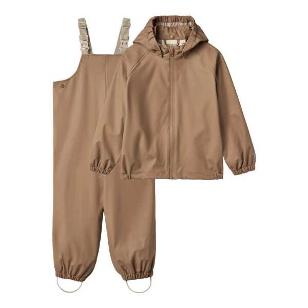 WHEAT Regenjacke Rainwear Charlie (Set, 2-St) wasserdicht, mit Reflektoren und mit passender Latzhose