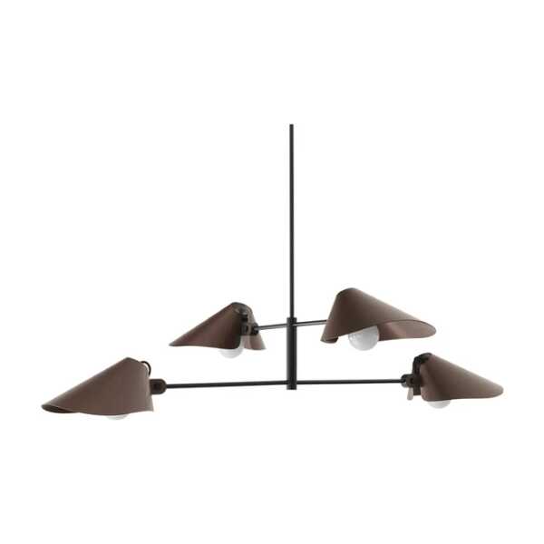 &Tradition - Bonnet SC93 Kronleuchter Bronzed/Schwarz