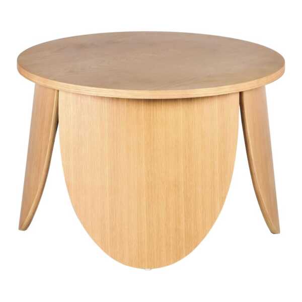 Couchtisch rund, Eichenholzoptik, Ø 60 cm